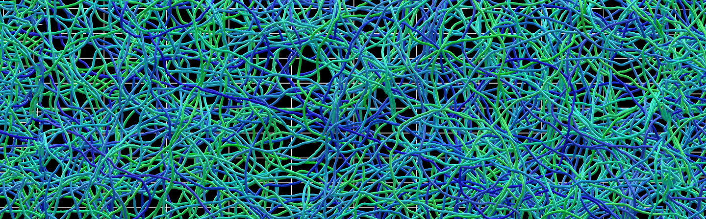 3D view of the sample